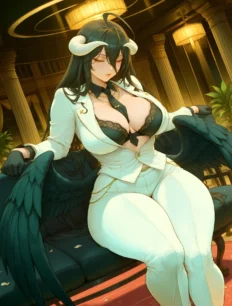 Albedo hentai ai SFW preview 9