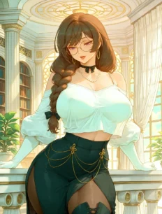 Hanekawa Tsubasa hentai ai SFW preview 19
