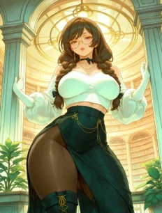 Hanekawa Tsubasa hentai ai SFW preview 1