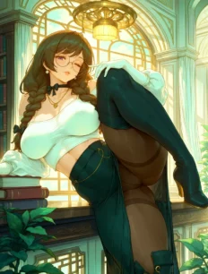 Hanekawa Tsubasa hentai ai SFW preview 2