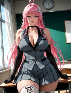 Lala Satalin Deviluke hentai ai SFW preview 10