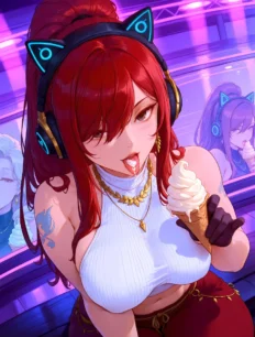 Erza Scarlet hentai ai SFW preview 20
