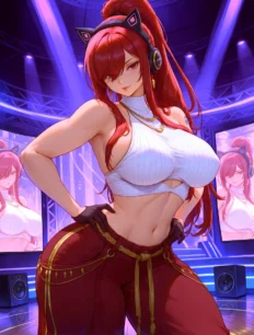 Erza Scarlet hentai ai SFW preview 23