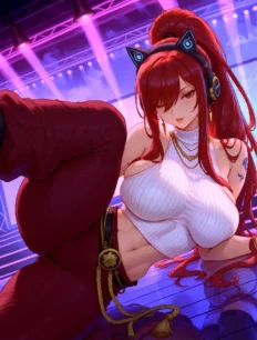 Erza Scarlet hentai ai SFW preview 5