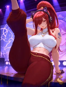 Erza Scarlet hentai ai SFW preview 7
