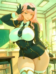 Fujiwara Chika hentai ai SFW preview 19