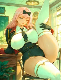 Fujiwara Chika hentai ai SFW preview 3