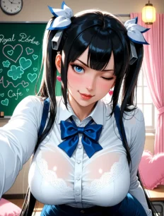 Hestia hentai ai SFW preview 3