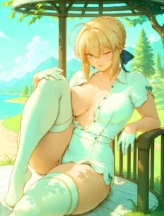 Saber hentai ai SFW preview 7