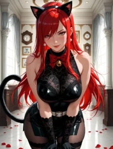 Erza Scarlet hentai ai SFW preview 12
