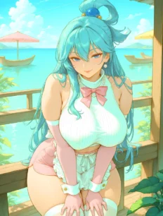 Aqua hentai ai SFW preview 10