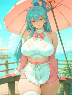 Aqua hentai ai SFW preview 12