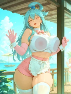 Aqua hentai ai SFW preview 14