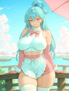 Aqua hentai ai SFW preview 1