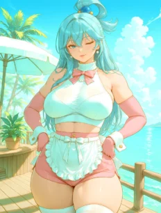 Aqua hentai ai SFW preview 20