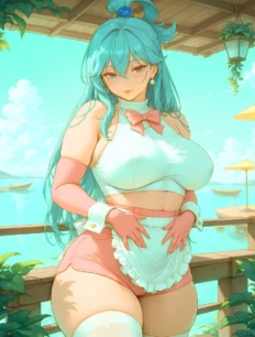 Aqua hentai ai SFW preview 21