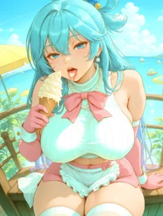 Aqua hentai ai SFW preview 4