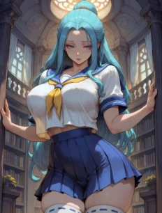 Nefertari Vivi hentai ai SFW preview 12