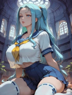 Nefertari Vivi hentai ai SFW preview 16