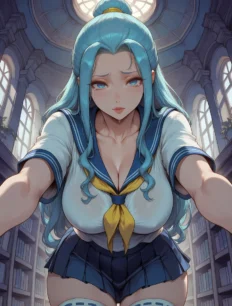 Nefertari Vivi hentai ai SFW preview 21