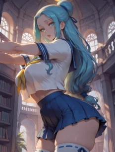 Nefertari Vivi hentai ai SFW preview 23