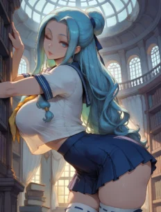 Nefertari Vivi hentai ai SFW preview 24