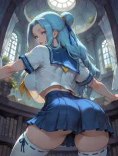 Nefertari Vivi hentai ai SFW preview 25