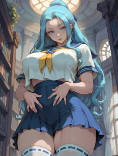 Nefertari Vivi hentai ai SFW preview 26