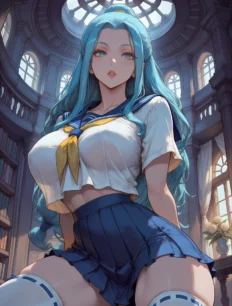 Nefertari Vivi hentai ai SFW preview 28