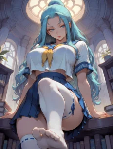 Nefertari Vivi hentai ai SFW preview 29