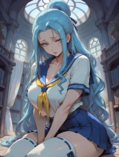 Nefertari Vivi hentai ai SFW preview 8