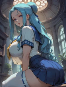 Nefertari Vivi hentai ai SFW preview 9