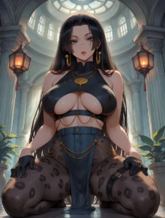 Boa Hancock hentai ai SFW preview 10