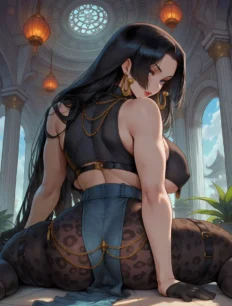 Boa Hancock hentai ai SFW preview 19
