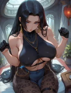 Boa Hancock hentai ai SFW preview 20