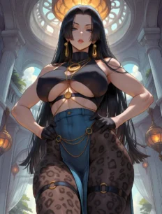 Boa Hancock hentai ai SFW preview 23