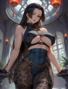 Boa Hancock hentai ai SFW preview 4