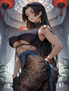 Boa Hancock hentai ai SFW preview 6