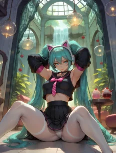 Hatsune Miku hentai ai SFW preview 13