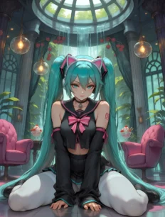 Hatsune Miku hentai ai SFW preview 14