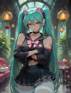 Hatsune Miku hentai ai SFW preview 15