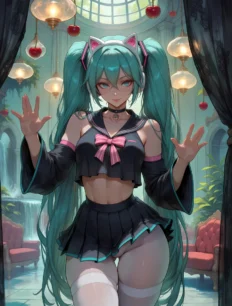 Hatsune Miku hentai ai SFW preview 17