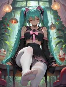 Hatsune Miku hentai ai SFW preview 24