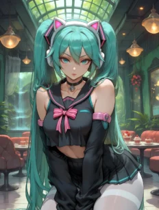 Hatsune Miku hentai ai SFW preview 2