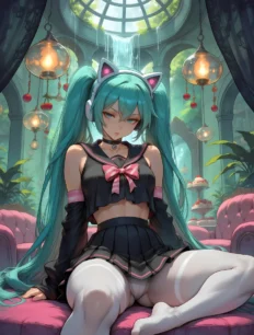 Hatsune Miku hentai ai SFW preview 8