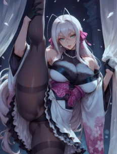 Rossweisse hentai ai SFW preview 6