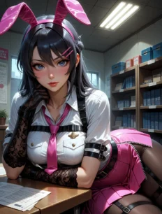 Sakurajima Mai hentai ai SFW preview 15