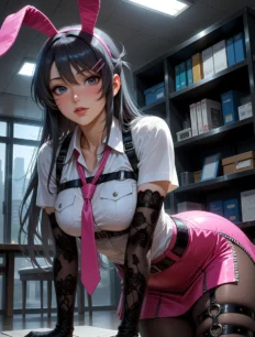 Sakurajima Mai hentai ai SFW preview 16