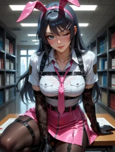 Sakurajima Mai hentai ai SFW preview 2