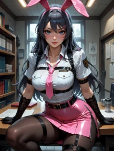 Sakurajima Mai hentai ai SFW preview 3